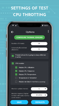Baixar CPU Throttling Test: CPU Slowdown Ferramentas para Android captura de tela 4