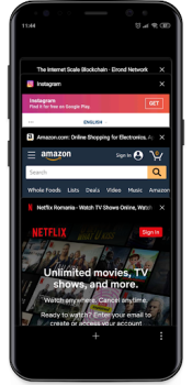 Baixar Maiar Browser Contato para Android captura de tela 3