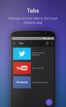 Baixar Super Fast Browser Contato para Android captura de tela 3