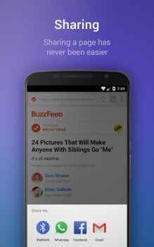Baixar Super Fast Browser Contato para Android captura de tela 4