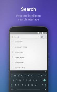 Baixar Super Fast Browser Contato para Android captura de tela 5