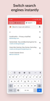 Baixar Vivaldi Browser Snapshot Contato para Android captura de tela 5