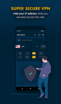 Baixar Snap Search - Private Browser Contato para Android captura de tela 2