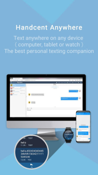 Baixar Handcent Next SMS messenger Contato para Android captura de tela 4