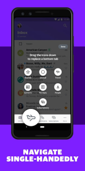 Baixar Yahoo Mail - Organize-se Contato para Android captura de tela 3