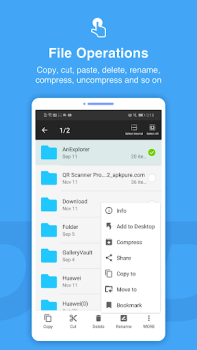 Baixar Explorador de arquivos DV: ger Emprego para Android captura de tela 4