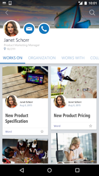 Baixar Office Delve Emprego para Android captura de tela 4