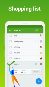 Baixar Listonic: Grocery List App Compras para Android captura de tela 2