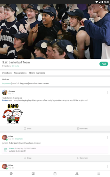 Baixar BAND - App for all groups Social para Android captura de tela 7