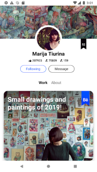 Baixar Behance – 크리에이티브 포트폴리오 Arte e design para Android captura de tela 3