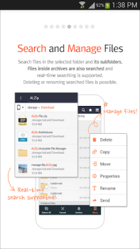 Baixar ALZip – File Manager & Unzip Ferramentas para Android captura de tela 4