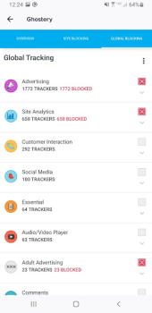 Baixar Ghostery Privacy Browser Emprego para Android captura de tela 3