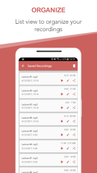 Baixar Voice Recorder HD Música e áudio para Android captura de tela 2