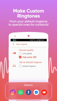 Baixar MP3 Cutter - Ringtone Maker And Audio Editor Música e áudio para Android captura de tela 2