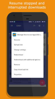 1DM: navegador e downloader