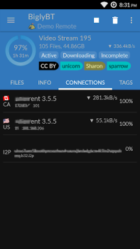 Baixar BiglyBT - Torrent Downloader Ferramentas para Android captura de tela 3