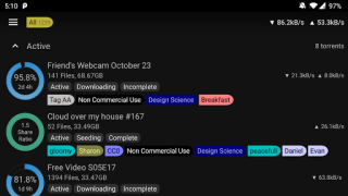 Baixar BiglyBT - Torrent Downloader Ferramentas para Android captura de tela 5