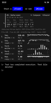 Baixar CPDT Benchmark〉Storage, memory Ferramentas para Android captura de tela 3