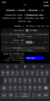 Baixar CPDT Benchmark〉Storage, memory Ferramentas para Android captura de tela 4
