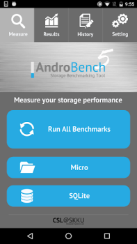 Baixar Androbench (Storage Benchmark) Ferramentas para Android captura de tela 2