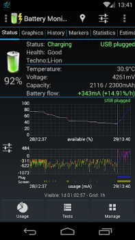 Baixar 3C Battery Manager Ferramentas para Android captura de tela 2