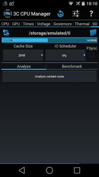 Baixar 3C CPU Manager (root) Ferramentas para Android captura de tela 5