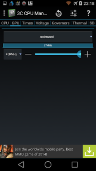 Baixar 3C CPU Manager (root) Ferramentas para Android captura de tela 6