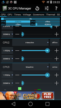 Baixar 3C CPU Manager (root) Ferramentas para Android captura de tela 7
