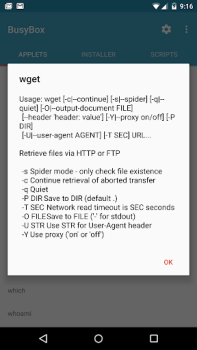 Baixar BusyBox for Android Ferramentas para Android captura de tela 4