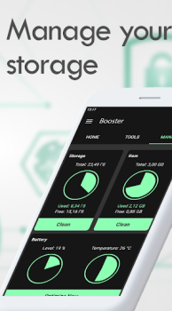 Baixar Booster for Android: optimizer & cache cleaner Ferramentas para Android captura de tela 3