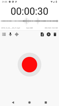 Baixar Gravador de Voz - ASR Música e áudio para Android captura de tela 2