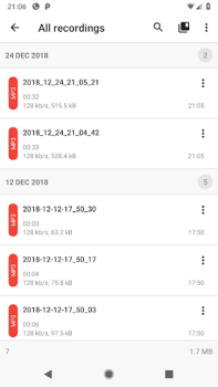 Baixar Gravador de Voz - ASR Música e áudio para Android captura de tela 4