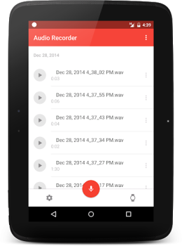 Baixar Wear Audio Recorder Música e áudio para Android captura de tela 6