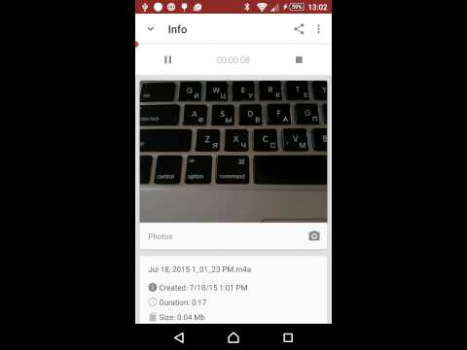 Baixar Wear Audio Recorder Música e áudio para Android captura de tela 8