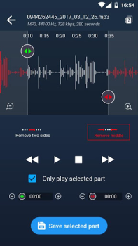 Baixar Editor de áudio- cortar música Música e áudio para Android captura de tela 4