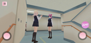 Baixar Love Anime School Days Simuladores para Android captura de tela 5