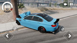 Baixar M5 BMW: Real Car Crashes Simuladores para Android captura de tela 2