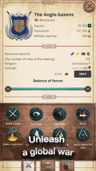 Baixar KR 1 - Simulador de Imperador Estratégias para Android captura de tela 2