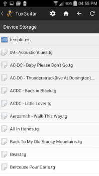 Baixar TuxGuitar Música e áudio para Android captura de tela 3