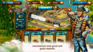 Baixar Transport Empire: Steam Tycoon Simuladores para Android captura de tela 3
