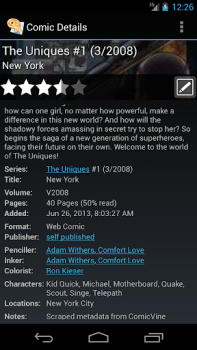 Baixar ComicRack Free Histórias em quadrinhos para Android captura de tela 3