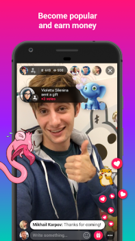 Baixar VK Live Social para Android captura de tela 3