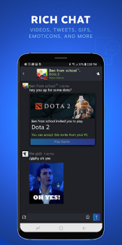 Baixar Steam Chat Contato para Android captura de tela 2