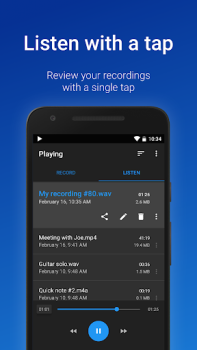Baixar Gravador de Voz Fácil Emprego para Android captura de tela 3