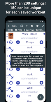 Baixar Tabata Timer: Interval Timer Saúde e Bem-estar para Android captura de tela 7