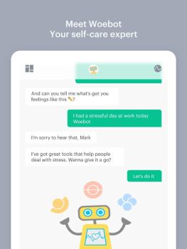 Baixar Woebot: The Mental Health Ally Medicamento para Android captura de tela 6