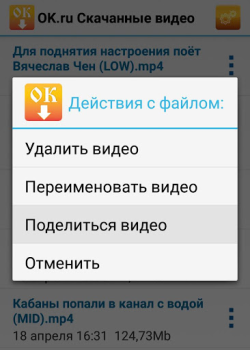 Baixar OK.ru Загрузка видео - Скачать Entretenimento para Android captura de tela 7