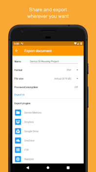 Baixar Genius Scan - PDF Scanner Negócios para Android captura de tela 5
