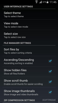 Baixar AndroZip File Manager Ferramentas para Android captura de tela 2