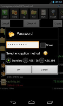 Baixar AndroZip File Manager Ferramentas para Android captura de tela 3